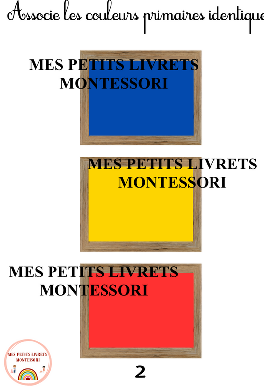 Mon premier livret Montessori